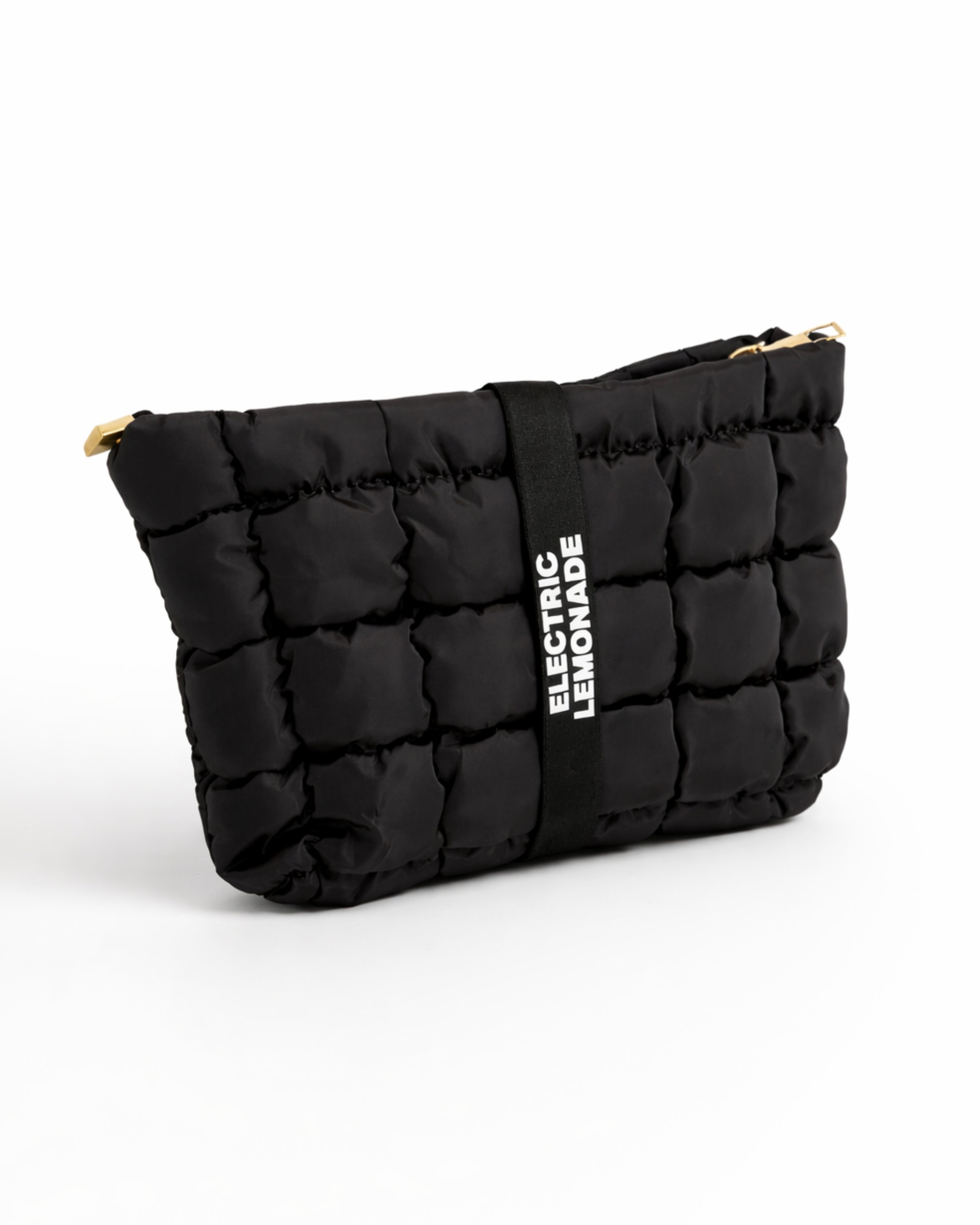 ELECTRIC LEMONADE Puffer Makeup Bag + Headband